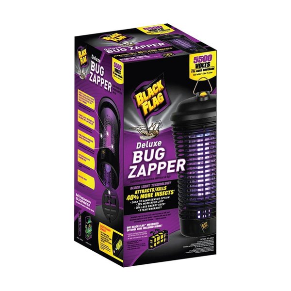 Black Flag 1.5 acre 40 watt Deluxe Outdoor Bug Zapper BL8099 Zoro